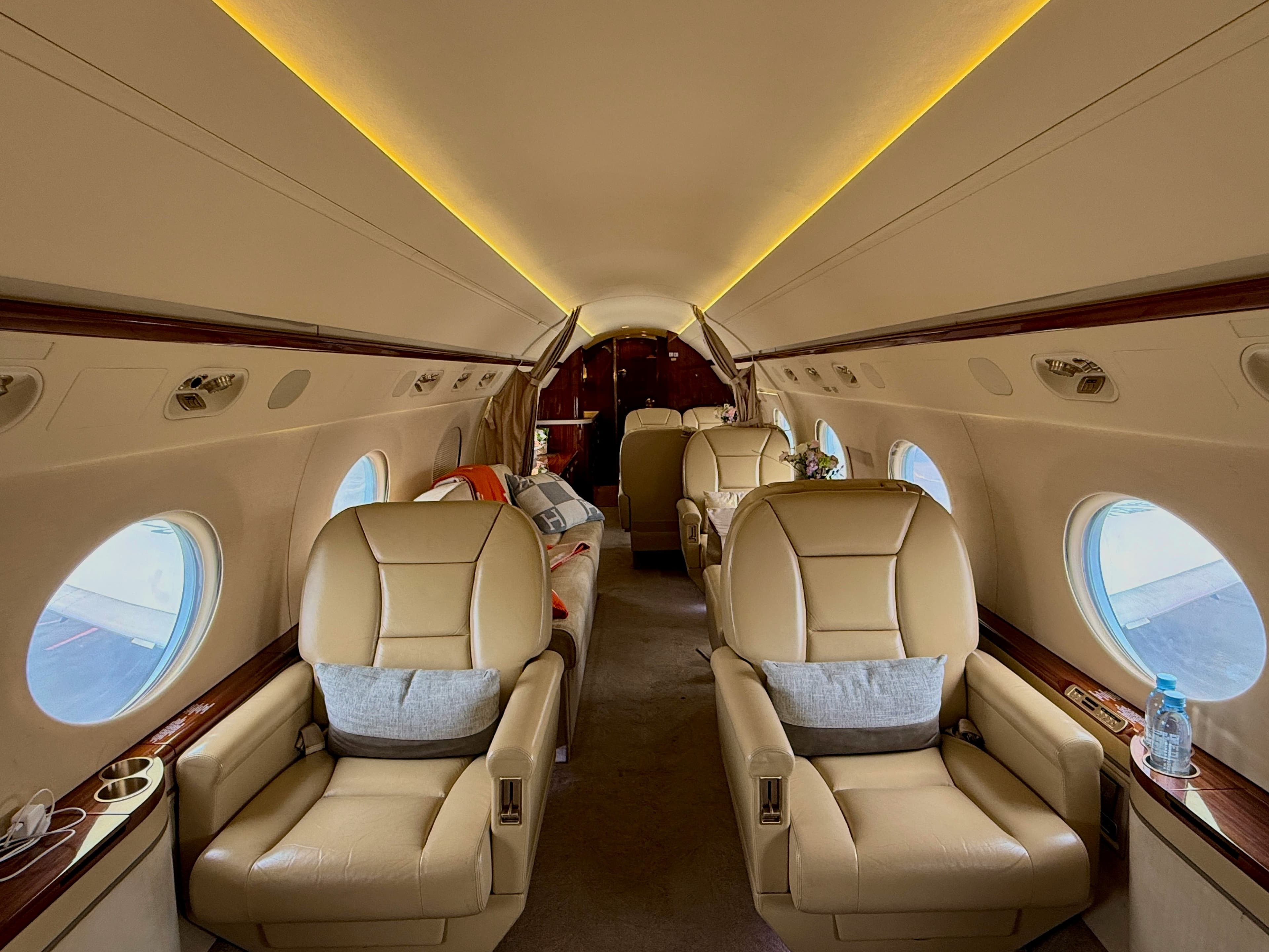 Interior Detailing — private jet cleaning